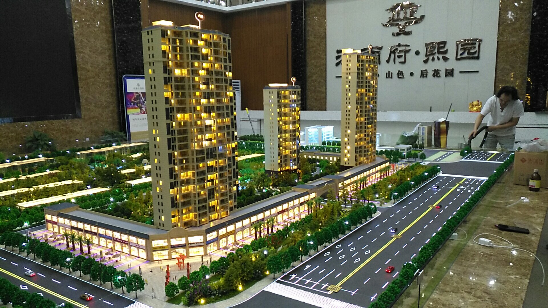 石首江南府熙園項目展示沙盤