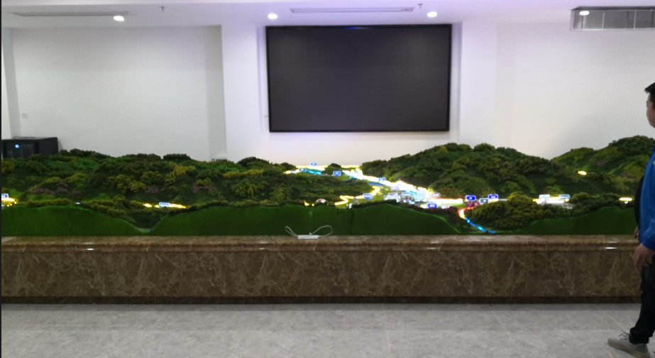 恩施來(lái)鳳農(nóng)園展示沙盤(pán)